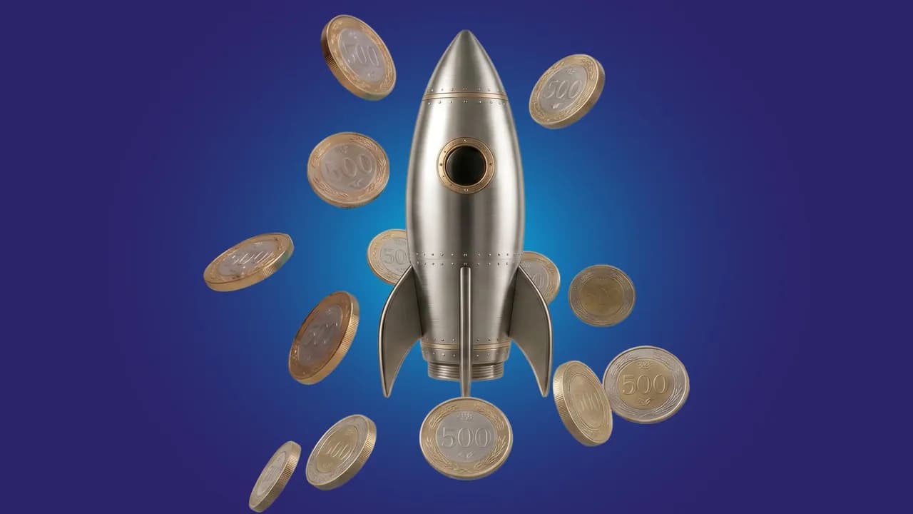 Cohete con monedas - Depósito a Plazo