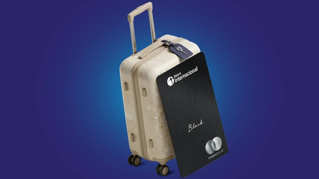 Tarjeta de Crédito con Maleta de viaje